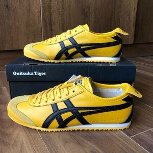 Onitsuka Tiger by Asics Yellow and Black Sneakers